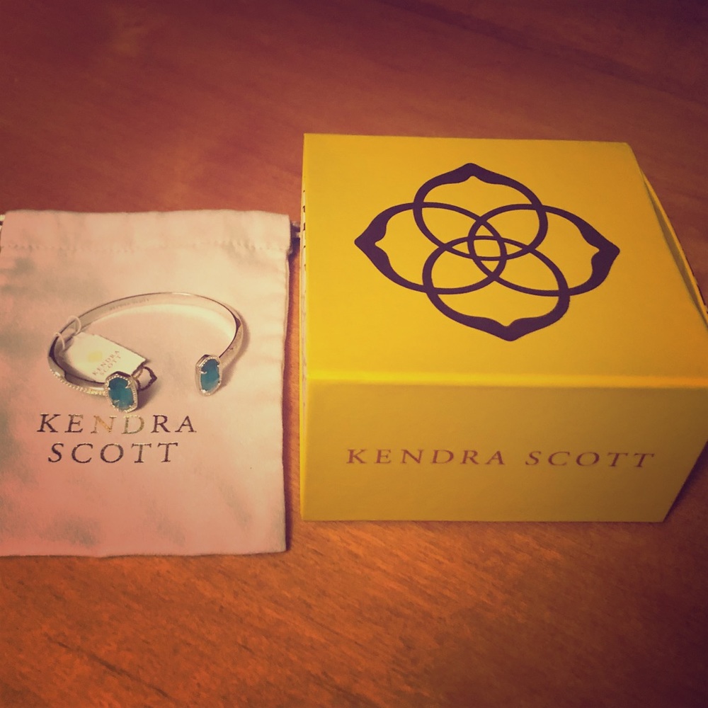 NWT Kendra Scott Elton Silver Cuff Bracelet.